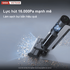 Dreame H12S AE - Máy Hút Bụi Lau Nhà 2026 tại Giga Việt Nam x Vua Nhà Bếp Đức 04