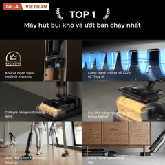 Dreame H13 FlexReach - Máy Hút Bụi Lau Nhà 2026 tại Giga Việt Nam x Vua Nhà Bếp Đức 02