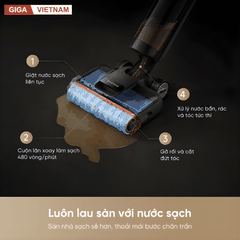 Dreame H13S FlexReach - Máy Hút Bụi Lau Nhà 2026 tại Giga Việt Nam x Vua Nhà Bếp Đức 08
