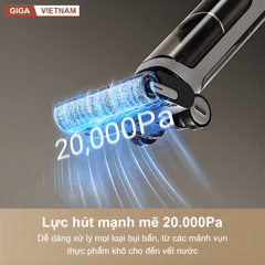 Dreame H14 Ultra - Máy Hút Bụi Lau Nhà 2026 tại Giga Việt Nam x Vua Nhà Bếp Đức 05