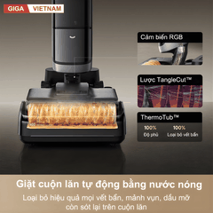 Dreame H15 Pro Heat - Máy Hút Bụi Lau Nhà 2026 tại Giga Việt Nam x Vua Nhà Bếp Đức 12