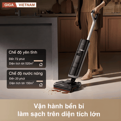 Dreame H15 Pro Heat - Máy Hút Bụi Lau Nhà 2026 tại Giga Việt Nam x Vua Nhà Bếp Đức 14