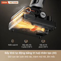 Dreame H15 Pro Heat - Máy Hút Bụi Lau Nhà 2026 tại Giga Việt Nam x Vua Nhà Bếp Đức 15