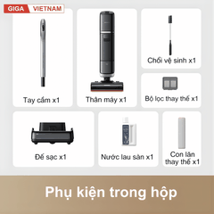 Dreame H15 Pro Heat - Máy Hút Bụi Lau Nhà 2026 tại Giga Việt Nam x Vua Nhà Bếp Đức 20