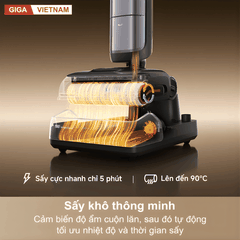 Dreame H16 Pro Steam - Máy Hút bụi lau nhà 2026 tại Giga Việt Nam x Vua Nhà Bếp Đức 12