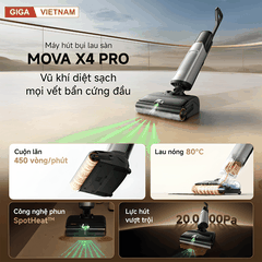 Mova X4 Pro - Máy hút bụi lau sàn cầm tay 2026 tại Gigavietnam x vuanhabepduc 02