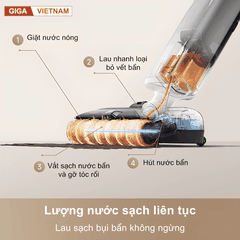 Mova X4 Pro - Máy hút bụi lau sàn cầm tay 2026 tại Gigavietnam x vuanhabepduc 04