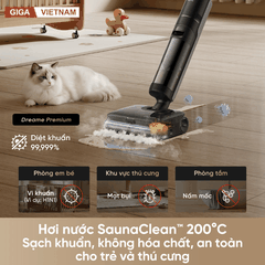 Dreame H16 Steam - Máy Hút Bụi Lau Sàn 2026 tại Giga Việt Nam x Vua Nhà Bếp Đức 03
