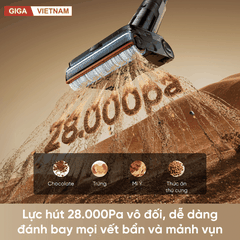 Dreame H16 Steam - Máy Hút Bụi Lau Sàn 2026 tại Giga Việt Nam x Vua Nhà Bếp Đức 04