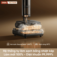 Dreame H16 Steam - Máy Hút Bụi Lau Sàn 2026 tại Giga Việt Nam x Vua Nhà Bếp Đức 05