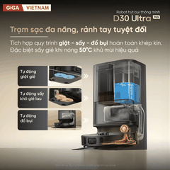 Dreame D30 Ultra - Robot Hút Bụi Lau Nhà 2026 tại Giga Việt Nam x Vua Nhà Bếp Đức 07