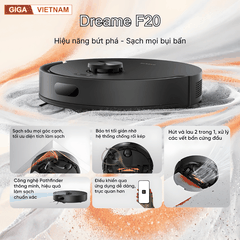 Dreame F20 - Robot Hút Bụi Lau Nhà Hiện Đại 2026 tại Giga Việt Nam x Vua Nhà Bếp Đức 02