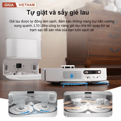 Dreame L10 Ultra - Robot Hút Bụi Lau Nhà 2026 tại Giga Việt Nam x Vua Nhà Bếp Đức 04