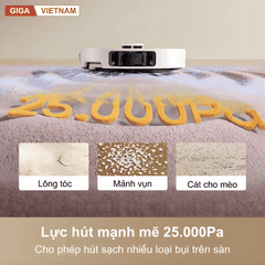Dreame L50 Ultra CE - Robot Hút Bụi Lau Nhà 2026 tại Giga Việt Nam x Vua Nhà Bếp Đức 04