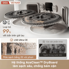 Dreame L50 Ultra CE - Robot Hút Bụi Lau Nhà 2026 tại Giga Việt Nam x Vua Nhà Bếp Đức 09