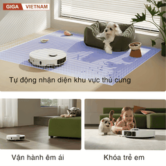 Dreame L50 Ultra CE - Robot Hút Bụi Lau Nhà 2026 tại Giga Việt Nam x Vua Nhà Bếp Đức 11