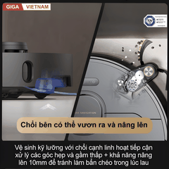 Dreame X40 Master - Robot Hút Bụi Lau Nhà 2026 tại Giga Việt Nam x Vua Nhà Bếp Đức 05