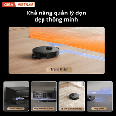 Dreame X40 Master - Robot Hút Bụi Lau Nhà 2026 tại Giga Việt Nam x Vua Nhà Bếp Đức 16