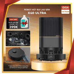 Dreame X40 Ultra - Robot Hút Bụi Lau Nhà 2026 tại Giga Việt Nam x Vua Nhà Bếp Đức 01