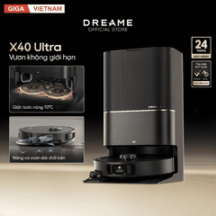 Dreame X40 Ultra - Robot Hút Bụi Lau Nhà 2026 tại Giga Việt Nam x Vua Nhà Bếp Đức 02