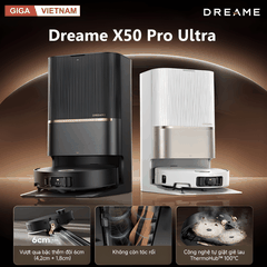 Dreame X50 Pro Ultra - Robot Hút Bụi Lau Nhà 2026 tại Giga Việt Nam x Vua Nhà Bếp Đức 02