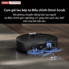 Dreame X50 Pro Ultra - Robot Hút Bụi Lau Nhà 2026 tại Giga Việt Nam x Vua Nhà Bếp Đức 12