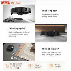 Dreame X60 Master - Robot Hút Bụi Lau Nhà 2026 tại Giga Việt Nam x Vua Nhà Bếp Đức 14