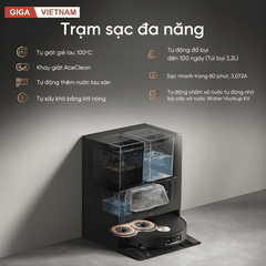 Dreame X60 Ultra - Robot Hút Bụi Lau Nhà 2026 tại Giga Việt Nam x Vua Nhà Bếp Đức 12