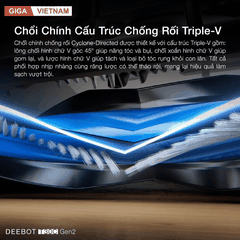 Ecovacs Deebot T30C Gen 2 - Robot Hút Bụi Lau Nhà 2026 tại Giga Việt Nam x Vua Nhà Bếp Đức 06