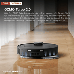 Ecovacs Deebot T30C Gen 2 - Robot Hút Bụi Lau Nhà 2026 tại Giga Việt Nam x Vua Nhà Bếp Đức 010