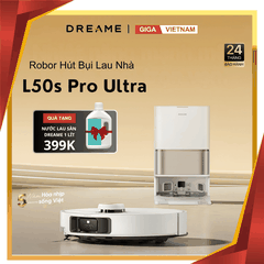 Dreame L50S Pro Ultra - Robot Hút Bụi Lau Sàn 2026 tại Giga Việt Nam x Vua Nhà Bếp Đức