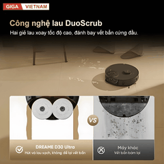Dreame D30 Ultra CE - Robot Hút Bụi Lau Sàn 2026 tại Giga Việt Nam x Vua Nhà Bếp Đức 05