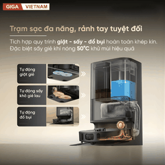 Dreame D30 Ultra CE - Robot Hút Bụi Lau Sàn 2026 tại Giga Việt Nam x Vua Nhà Bếp Đức 07