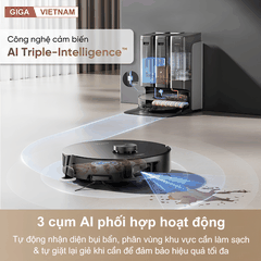 Mova Z50 Ultra  - Robot Hút Bụi Lau Sàn 2026 tại Giga Việt Nam x Vua Nhà Bếp Đức 07