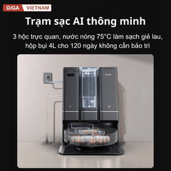 Mova Z50 Ultra  - Robot Hút Bụi Lau Sàn 2026 tại Giga Việt Nam x Vua Nhà Bếp Đức 09