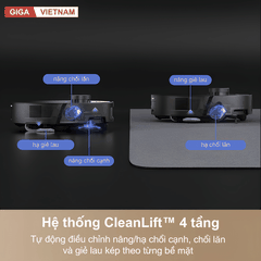 Mova Z50 Ultra  - Robot Hút Bụi Lau Sàn 2026 tại Giga Việt Nam x Vua Nhà Bếp Đức 13