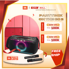 JBL PartyBox On The Go 2 - Loa Bluetooth Cao Cấp 2026 tại Giga Việt Nam x Vua Nhà Bếp Đức 01