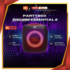 JBL Partybox Encore Essential 2 - Loa Bluetooth Cao Cấp 2026 tại Giga Việt Nam x Vua Nhà Bếp Đức 01