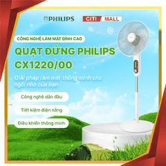 Quạt đứng Philips CX1220/00 - Quạt Thế Hệ Mới 2026 tại Vua Nhà Bếp Đức 01