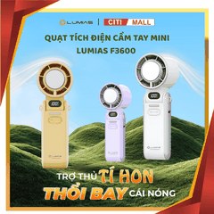 Quạt Cầm Tay Mini Lumias F3600 - Có Chế Độ Làm Lạnh Tức Thì  tại Vua Nhà Bếp Đức 01