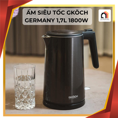 ẤM SIÊU TỐC GKÖCH GERMANY 1,7L 1800W (model: HB-K102) TẠI VUA NHÀ BẾP ĐỨC 01