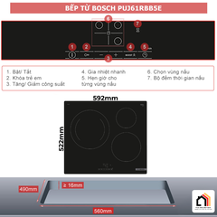 BOSCH SERIE 4 PUJ61RBB5E tại Vua Nhà Bếp Đức 07