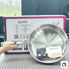 Bộ Chảo Inox 18/10 Nguyên Khối Cao Cấp Gume Korea tại Vua Nhà Bếp Đức 11