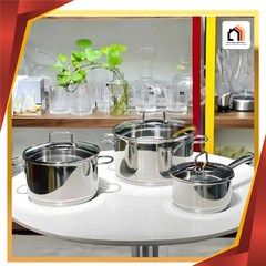 Bộ Nồi 3 Món WMF Astoria - Siêu Sale 2026 tại Vua Nhà Bếp Đức 01