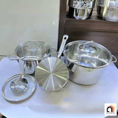 Bộ Nồi 3 Món WMF Astoria - Siêu Sale 2026 tại Vua Nhà Bếp Đức 07