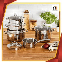 Bộ Nồi 5 Món Inox Tefal Duetto Plus G719SA5 - Siêu Sale 2026 tại Vua Nhà Bếp Đức 01