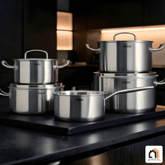 Bộ Nồi 5 Món Steiger Element - Siêu Sale 2026 tại Vua Nhà Bếp Đức 02