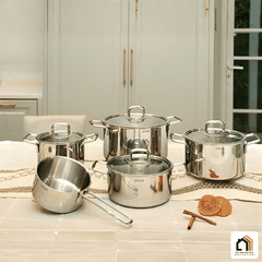 Bộ Nồi 5 Món Inox Cao Cấp Steiger Nova - Siêu Sale 2026 tại Vua Nhà Bếp Đức 03