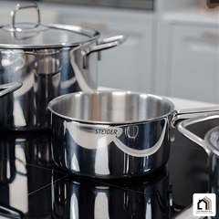 Bộ Nồi 5 Món Inox Cao Cấp Steiger Nova - Siêu Sale 2026 tại Vua Nhà Bếp Đức 07
