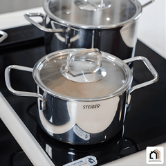 Bộ Nồi 5 Món Inox Cao Cấp Steiger Nova - Siêu Sale 2026 tại Vua Nhà Bếp Đức 08